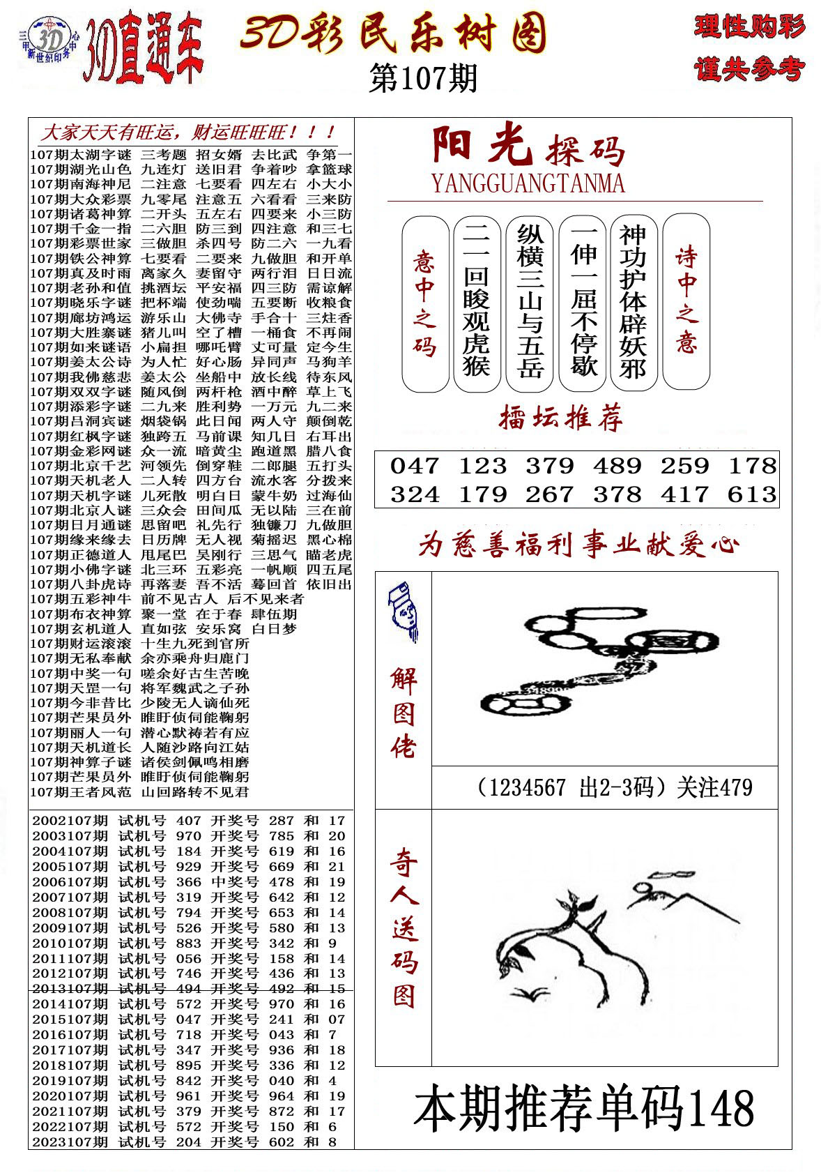 3D彩民乐树图