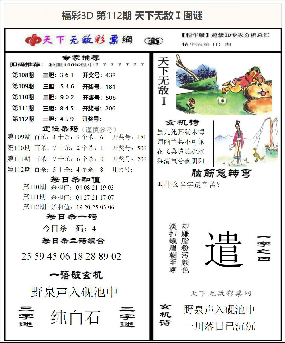 福彩3D天下无敌Ⅰ