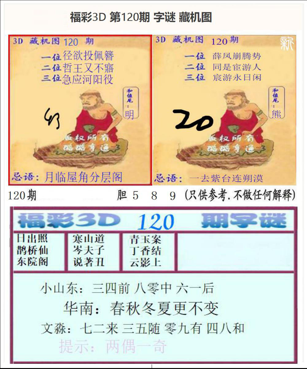 字谜+藏机