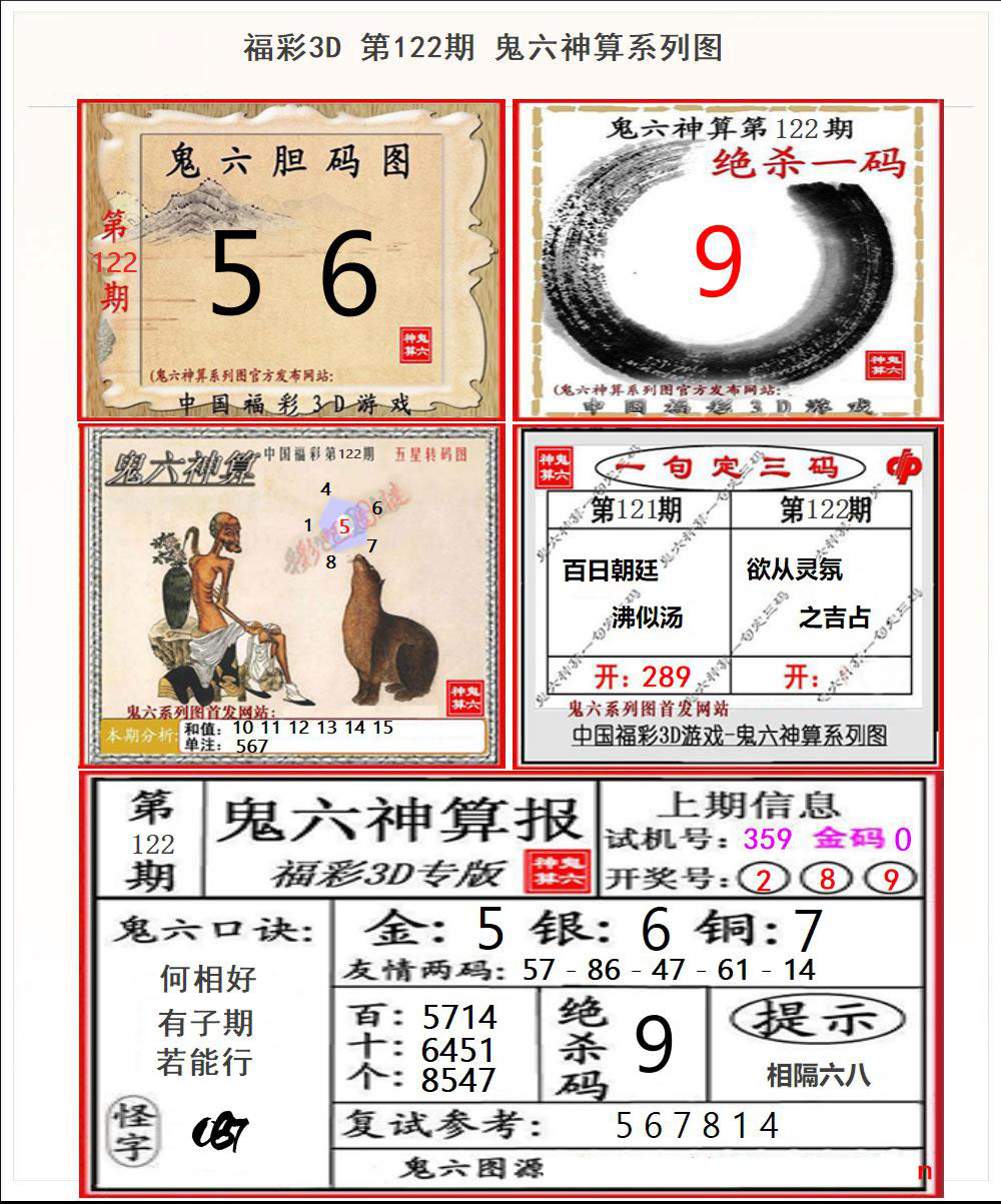 鬼六神算系列图