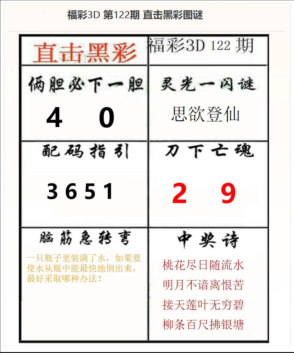 直击黑彩