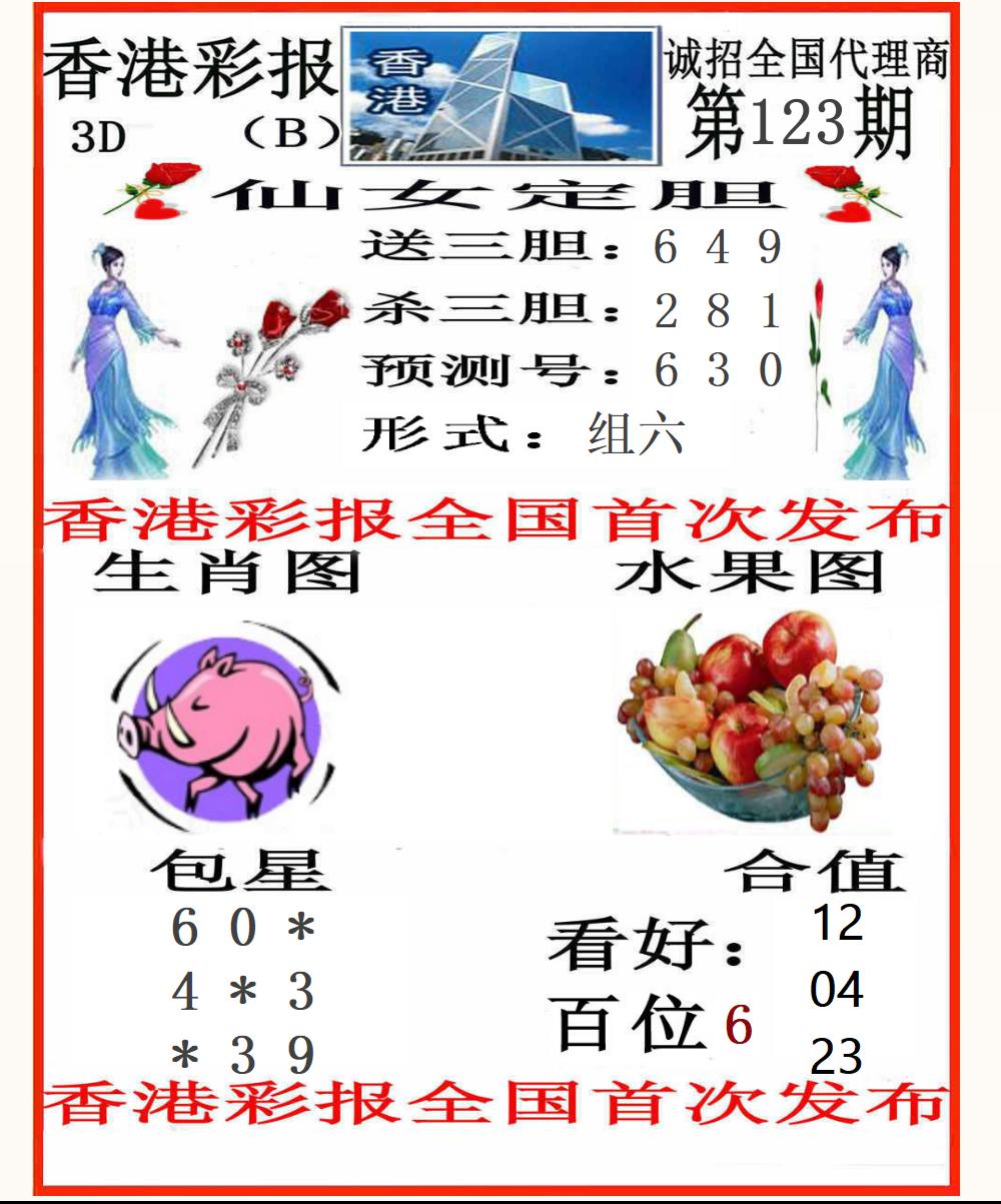 3D香港彩报B版