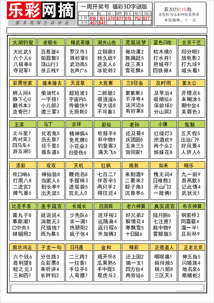 乐彩网摘1