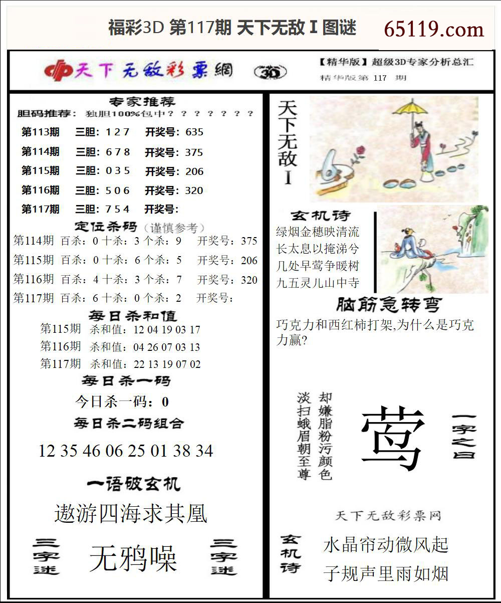 福彩3D天下无敌Ⅰ