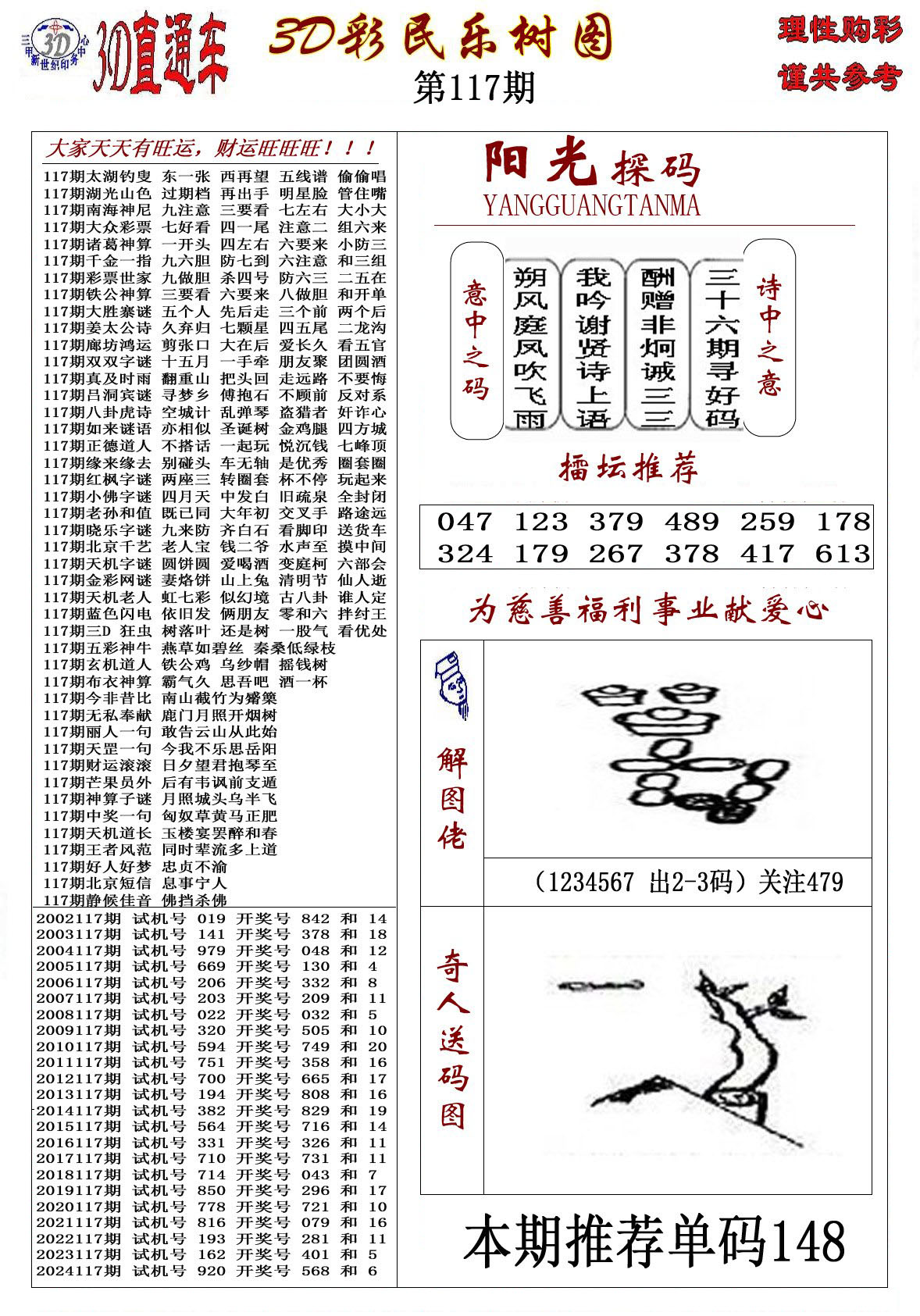 3D彩民乐树图