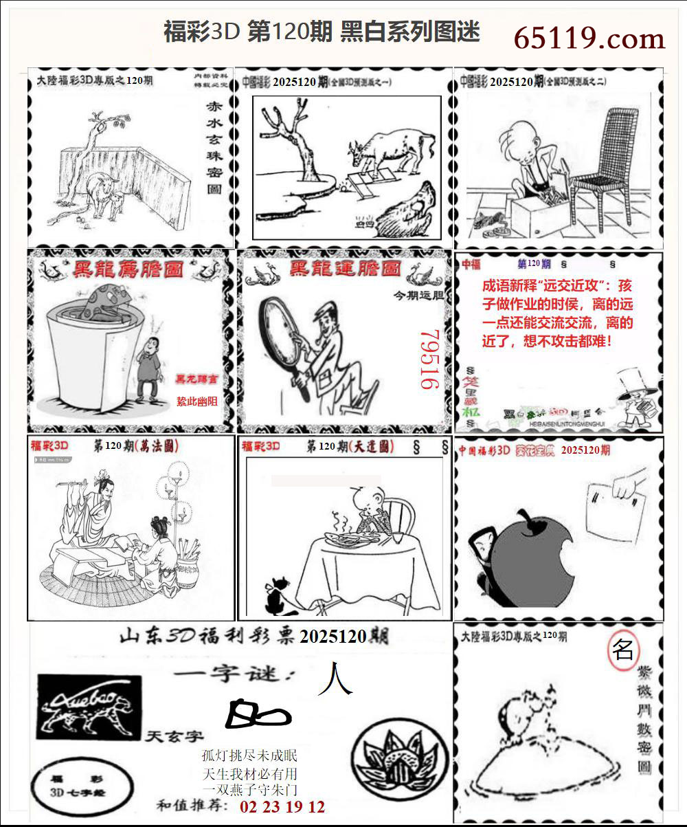 3D黑白系列图迷