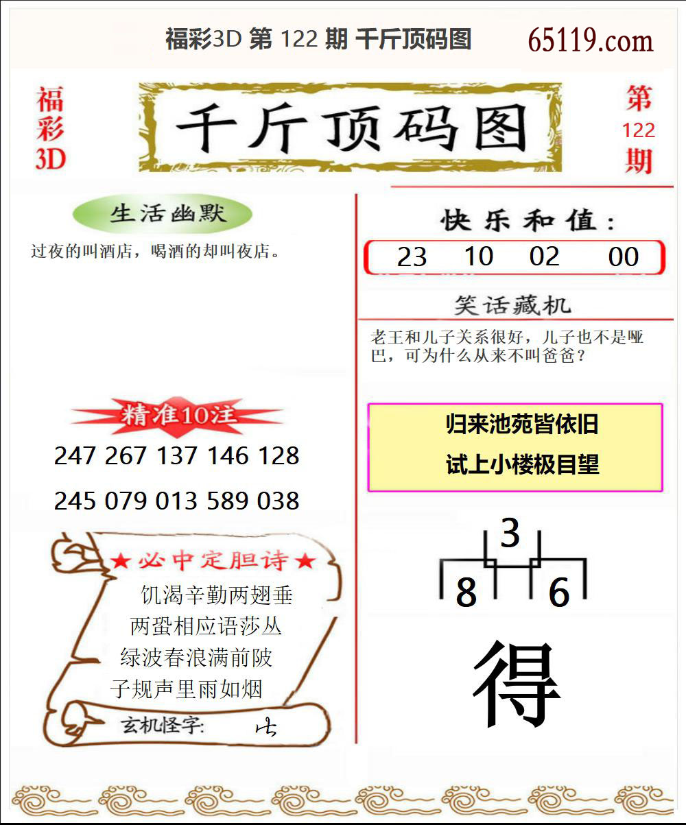 千斤顶码图