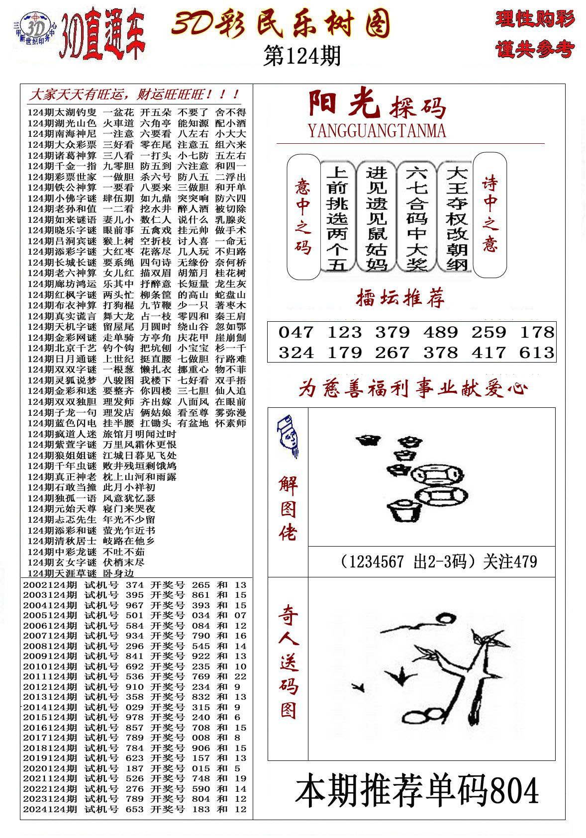 3D彩民乐树图
